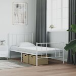 vidaXL Matelas en mousse blanc 90 x 190 cm 7 zones dureté 20 ILD