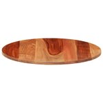 vidaXL Dessus de table Bois solide Rond 15-16 mm 40 cm