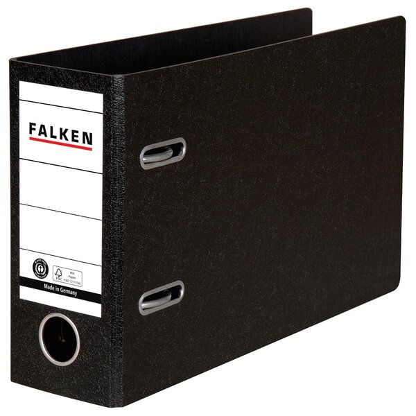 Classeur À Levier Carton A5 À L'italienne - Noir - X 20 - Falken