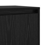 vidaXL Buffet Chêne noir 70 x 41 x 75 cm Bois d'ingénierie
