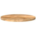 vidaXL Dessus de table Ø 50x3 8 cm rond bois de manguier massif