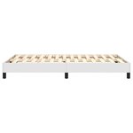 vidaXL Cadre de lit Blanc 120x200 cm Similicuir