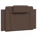 vidaXL Cadre de lit sans matelas marron 90x190 cm similicuir