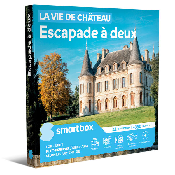 SMARTBOX - Coffret Cadeau La vie de château Escapade à deux -  Séjour