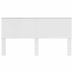 vidaXL Tête de lit Blanc brillant 180 cm Bois d'ingénierie