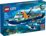 LEGO City - Navire d'Exploration Arctique 60368 avec Hélicoptère et Minifigurines