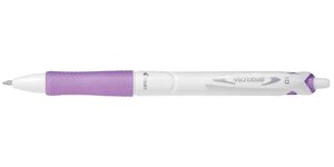 Stylo bille rétractable Grip ACROBALL PURE WHITE 1.0 Trait 0,4 mm Violet PILOT
