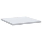 vidaXL Surmatelas Blanc 200 x 200 cm Tissu Jacquard