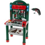 Theo Klein 8314 - Établi Bosch vert avec visseuse Ixolino