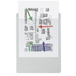 Porte-bloc Avec Pochette - Format 23x32cm Pour A4 - Blanc - X 10 - Exacompta