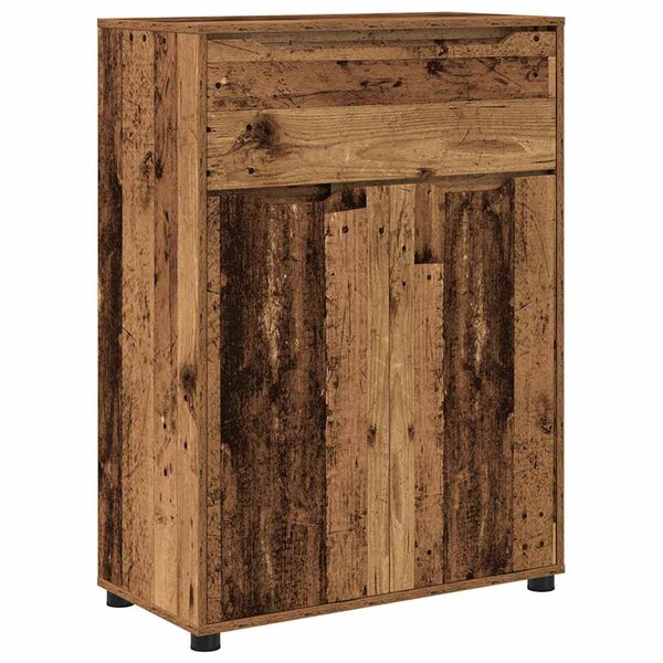 vidaXL Cabinet de salle de bain Bois Ancien 72 5 x 36 5 x 100 cm