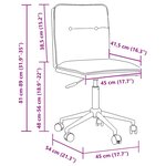 vidaXL Chaise de salle à manger Blanc Similicuir