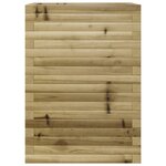 vidaXL Jardinière 50x50x68 5 cm bois de pin imprégné
