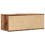 vidaXL Meuble TV vieux bois 80x34x30 cm bois d'ingénierie