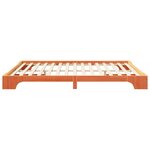 vidaXL Cadre de lit Marron 200 x 220 cm Pin massif