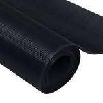 vidaXL Tapis en caoutchouc antidérapant 1 5x4 m 3 mm Nervure fine