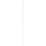 vidaXL Tête de lit métal blanc 200 cm