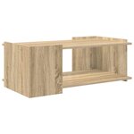 vidaXL Table basse Chêne Sonoma 90 x 50 x 33 cm Bois d'ingénierie
