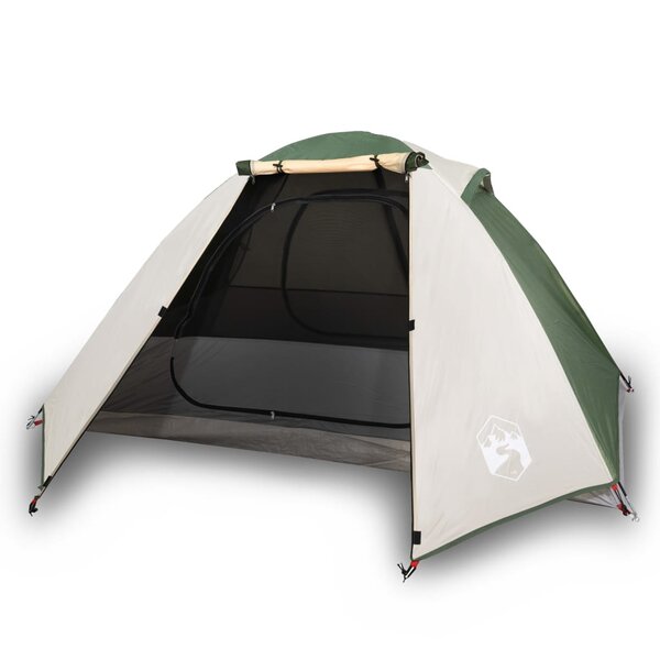 vidaXL Tente de camping à dôme 2 personne vert imperméable