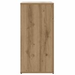 vidaXL Buffet chêne artisanal 80x36x75 cm bois d'ingénierie