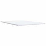 vidaXL Sommier à lattes de lit avec matelas Noir 140x200 cm Tissu