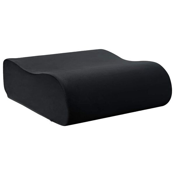 vidaXL Coussin d’assise Uni Noir 40 x 40 x 13 cm