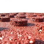 vidaXL Carreaux de protection antichoc 6Pièces Caoutchouc 50x50x3cm Rouge