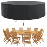 vidaXL Housse pour mobilier d'extérieur 320 x 320 x 71 cm Tissu 210D
