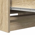 vidaXL Buffet chêne sonoma 37 5x35x99 cm bois d'ingénierie