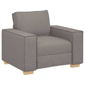 vidaXL Canapé-chaise Taupe 60 cm Tissu