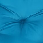 vidaXL Coussins de chaise lot de 4 bleu clair 40x40x7 cm tissu oxford