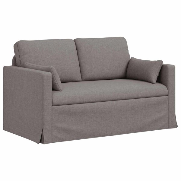 vidaXL Canapé Taupe 139 x 78 x 80 cm tissu