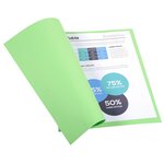 Paquet De 100 Chemises Forever® 220 100  Recyclé - 24x32cm - Vert Vif - X 5 - Exacompta