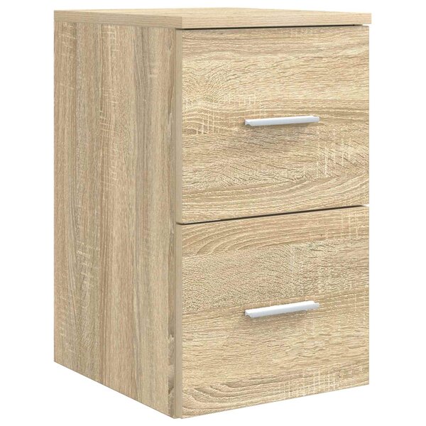 vidaXL Meuble de Salle de Bain In-between Chêne Sonoma 30 x 35 x 50 cm