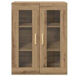 vidaXL Armoire murale suspendue chêne artisanal 69 5x34x90 cm