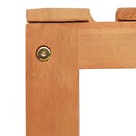 Banc d'arbre extérieur vidaXL 200 cm en bois massif d'eucalyptus