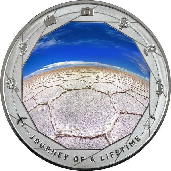 Monnaie SALAR DE UYUNI Journey of a Lifetime 1 Oz Argent 1000 Francs Cameroon 2025
