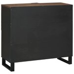 vidaXL Buffet Marron 80 x 33 x 75 cm bois de manguier massif