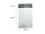 50 Enveloppes plastique Aller Retour 60 microns N°1 - 230x330mm