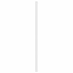 vidaXL Tête de lit métal blanc 140 cm