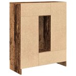 vidaXL Buffet avec tiroirs et portes vieux bois 73x31x90 cm