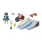 PLAYMOBIL 71798 - Rider avec rampe  skate et BMX