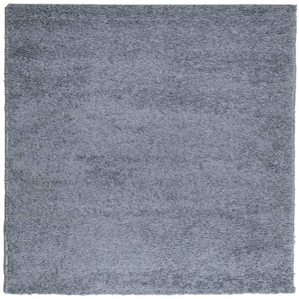vidaXL Tapis shaggy PAMPLONA poils longs moderne bleu 160x160 cm