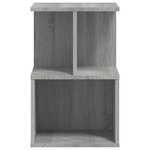 vidaXL Tables de chevet 2 Pièces Sonoma gris 35x35x55 cm Bois ingénierie