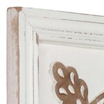 vidaXL Décor artistique 2 pc 40 x 40 x 1 5 cm Bois d’ingénierie
