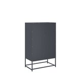 vidaXL Buffet haut anthracite 68x39x111 5 cm acier laminé à froid
