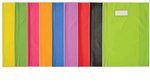 Protège-cahier Styl'SMS 24x32 cm pvc 120 avec Porte-étiquette Violet ELBA