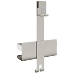 vidaXL Support de douche suspendu acier inoxydable 304 brossé
