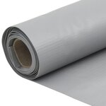vidaXL Écran d'intimité de balcon gris 1000x75 cm PVC