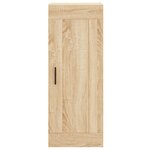 vidaXL Buffet haut Chêne sonoma 34 5x34x180 cm Bois d'ingénierie